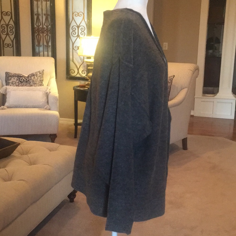 The Ultimate Grandpa Button Cardigan Charcoal - Picture 11 of 12